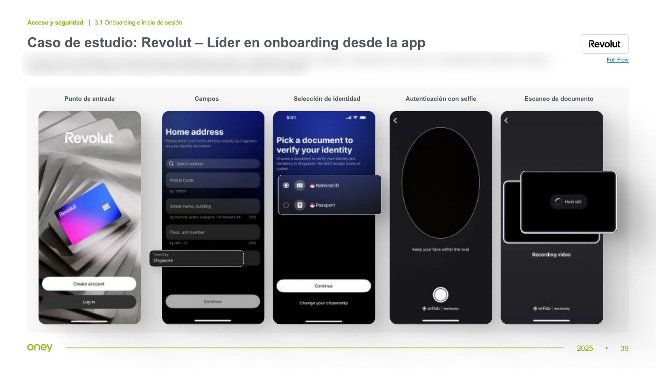 Case study — Revolut's app onboarding flow, step by step, Spanish market, analysis redacted