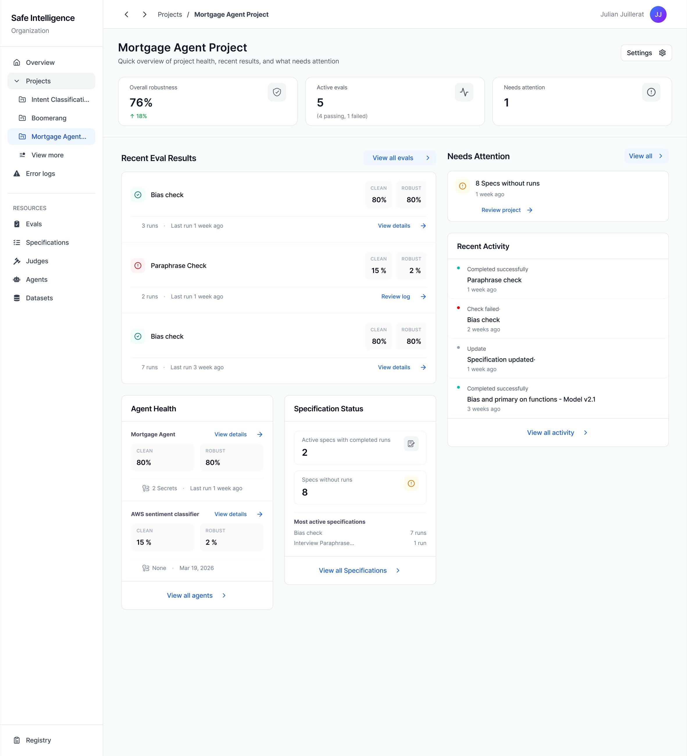 Phase 1: the same product, restructured